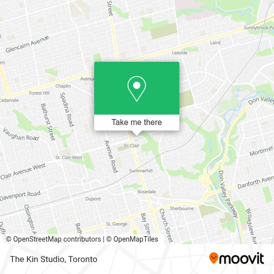 The Kin Studio map