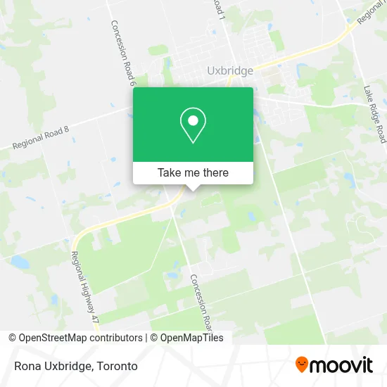 Rona Uxbridge map