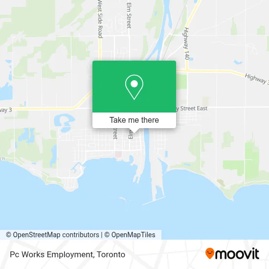 Pc Works Employment map