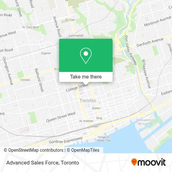 Advanced Sales Force map
