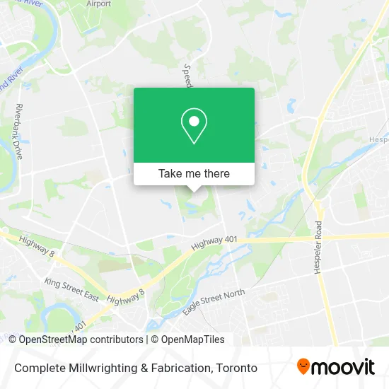 Complete Millwrighting & Fabrication map