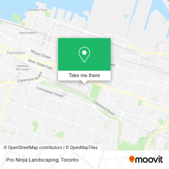Pro Ninja Landscaping map