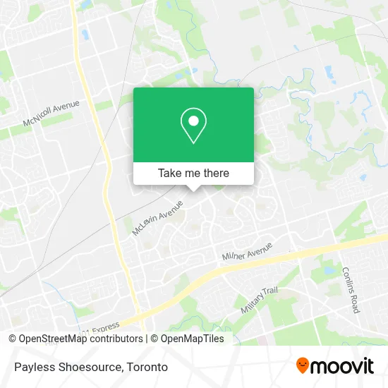 Payless Shoesource map