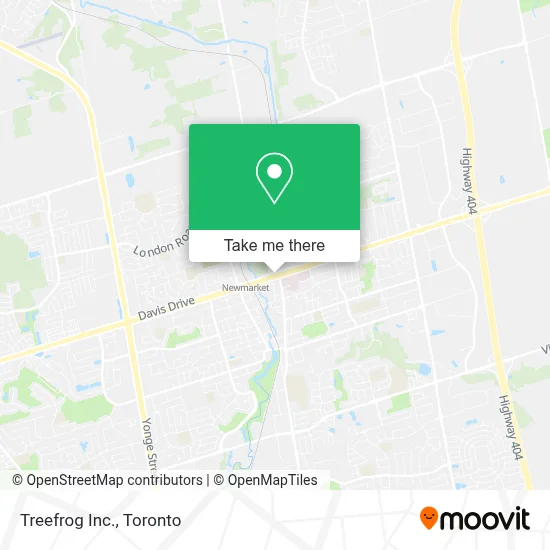 Treefrog Inc. map