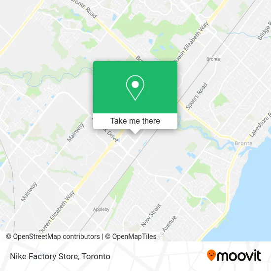 Nike Factory Store map