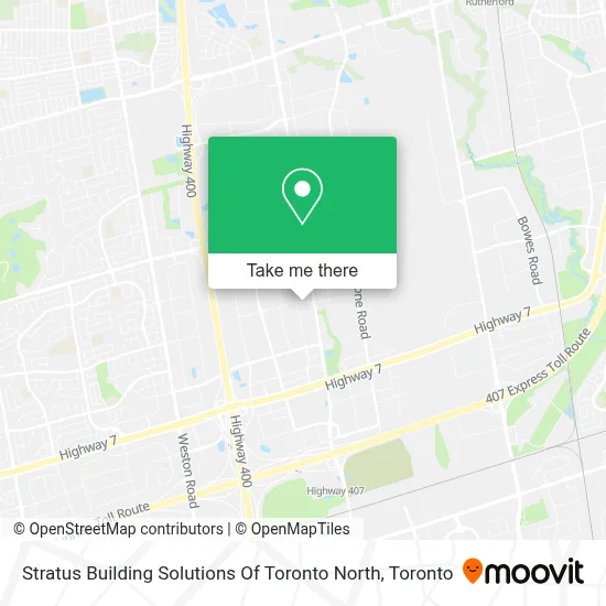Stratus Building Solutions Of Toronto North map