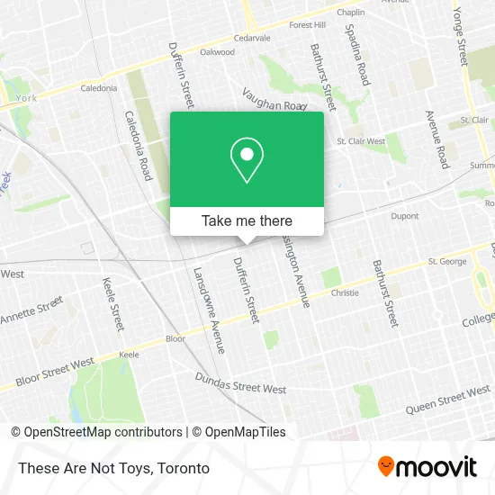 These Are Not Toys map