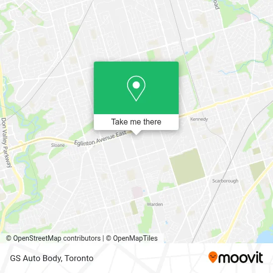 GS Auto Body map