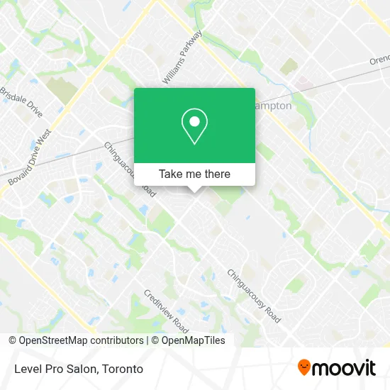 Level Pro Salon map