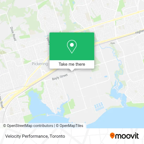 Velocity Performance map