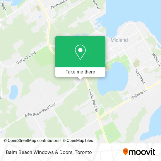 Balm Beach Windows & Doors map