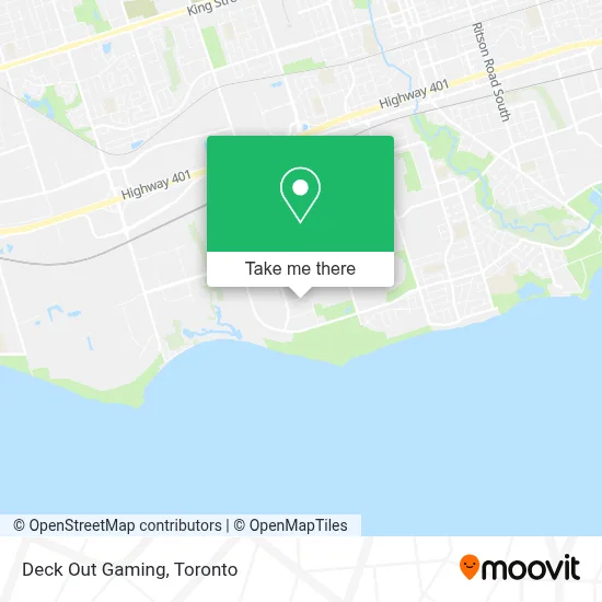 Deck Out Gaming map