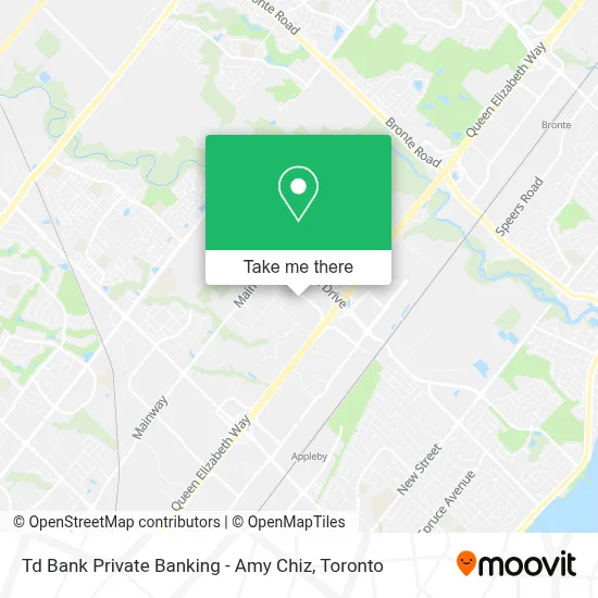 Td Bank Private Banking - Amy Chiz map