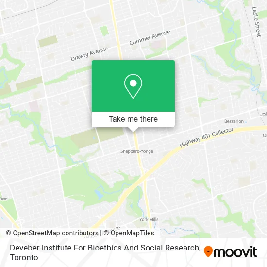 Deveber Institute For Bioethics And Social Research map