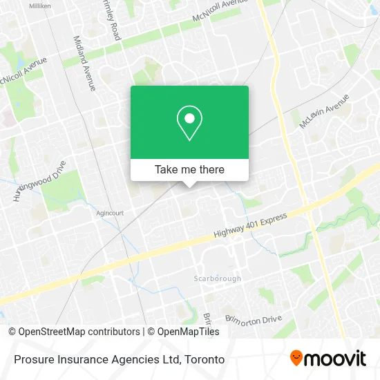 Prosure Insurance Agencies Ltd map