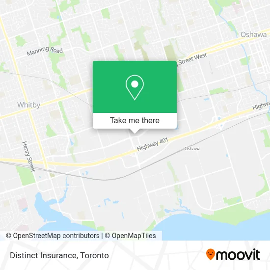 Distinct Insurance map