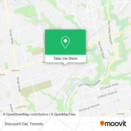 Discount Car map