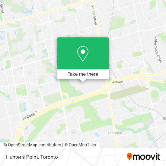 Hunter's Point map