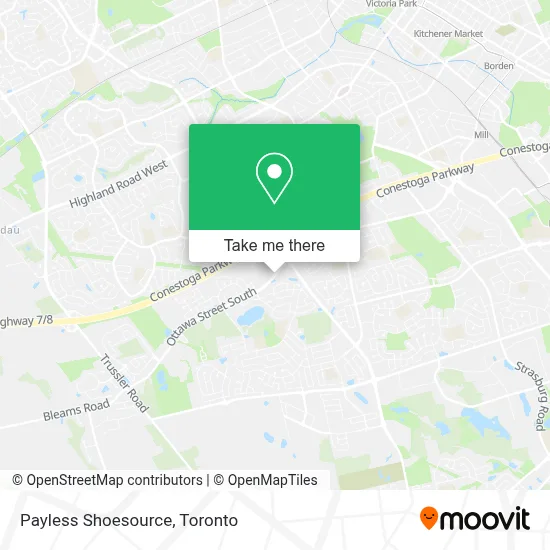 Payless Shoesource map