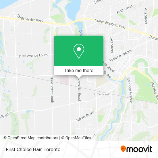 First Choice Hair map