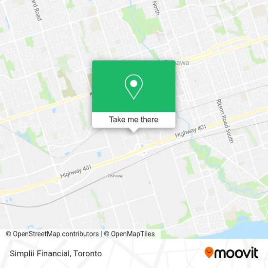 Simplii Financial map