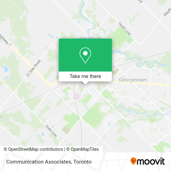 Communication Associates map