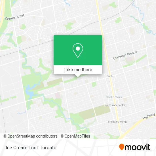 Ice Cream Trail map
