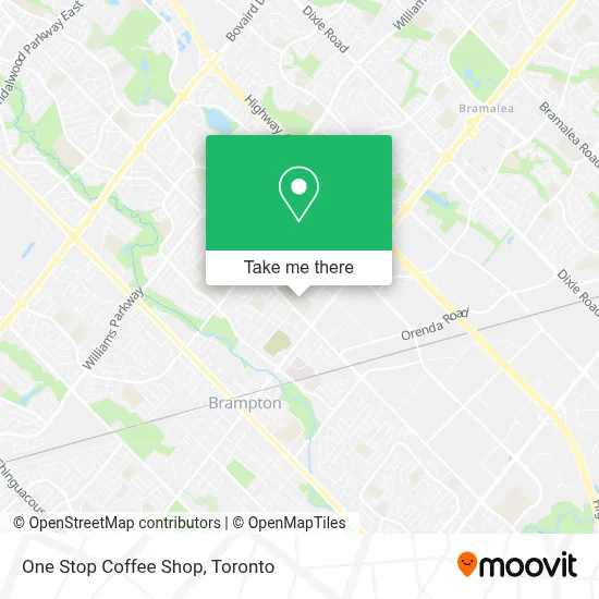 One Stop Coffee Shop map