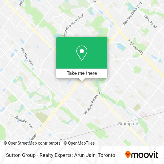 Sutton Group - Realty Experts: Arun Jain map