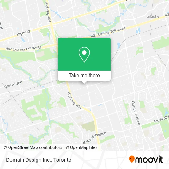 Domain Design Inc. map