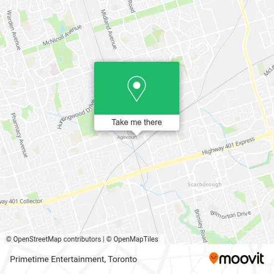 Primetime Entertainment map