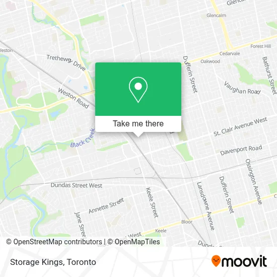 Storage Kings map