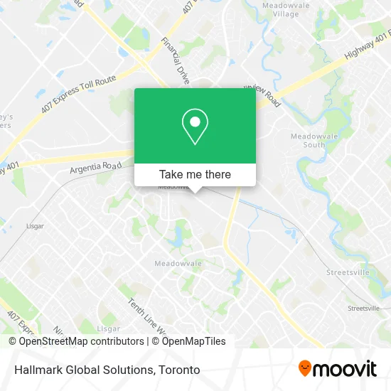 Hallmark Global Solutions map