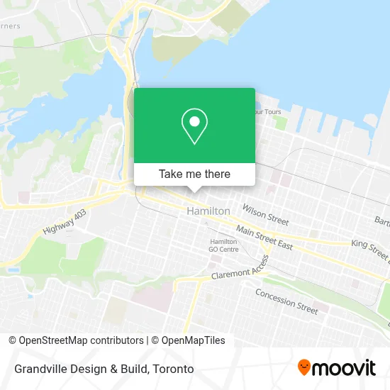 Grandville Design & Build map
