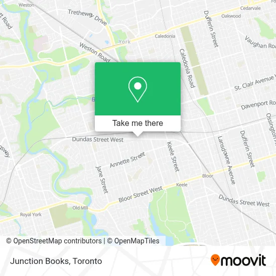 Junction Books map
