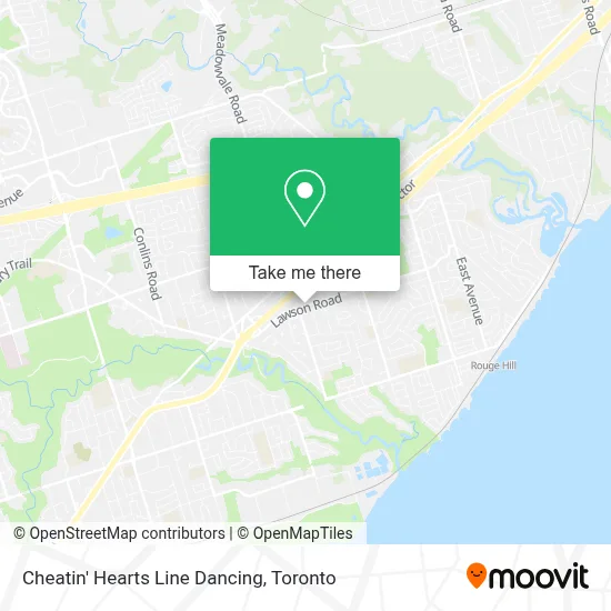 Cheatin' Hearts Line Dancing map