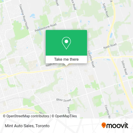 Mint Auto Sales map