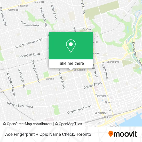 Ace Fingerprint + Cpic Name Check map