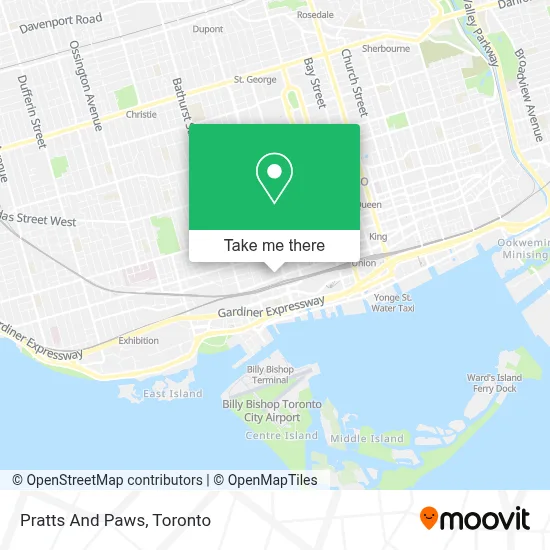 Pratts And Paws map