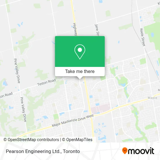 Pearson Engineering Ltd. map