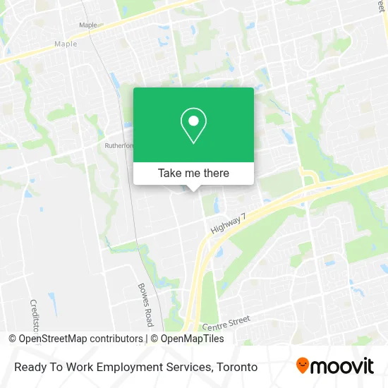 Ready To Work Employment Services map