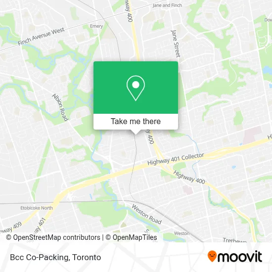 Bcc Co-Packing map