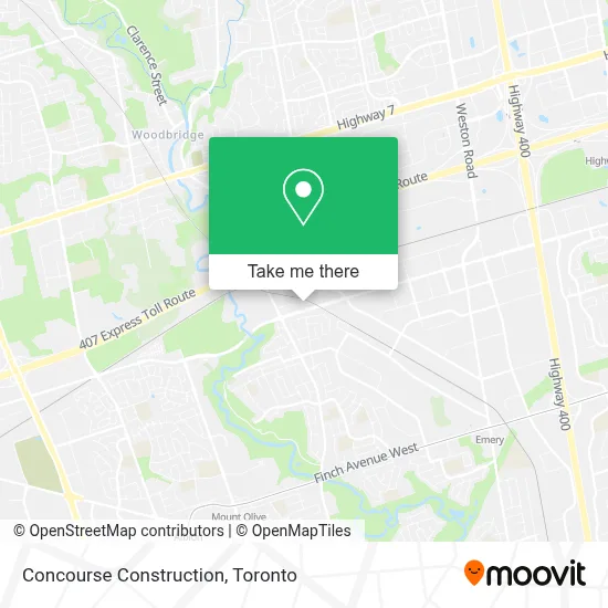 Concourse Construction map