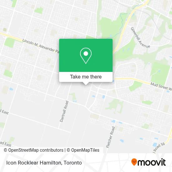 Icon Rocklear Hamilton map