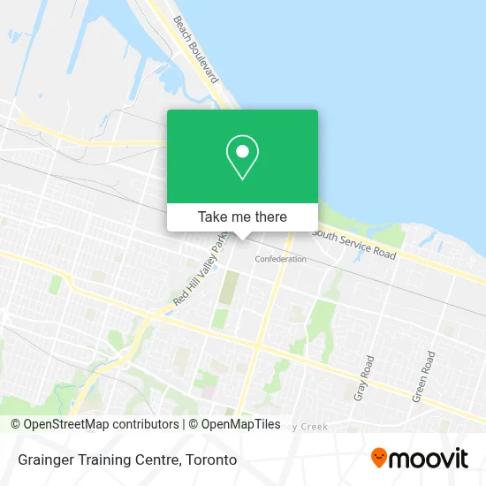 Grainger Training Centre map