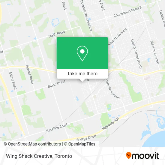 Wing Shack Creative plan