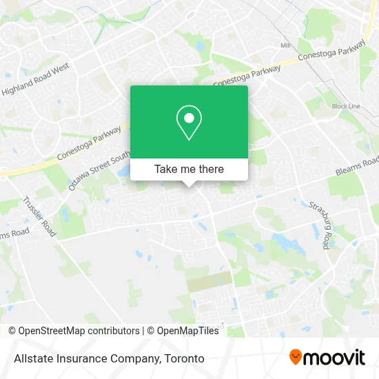 Allstate Insurance Company map