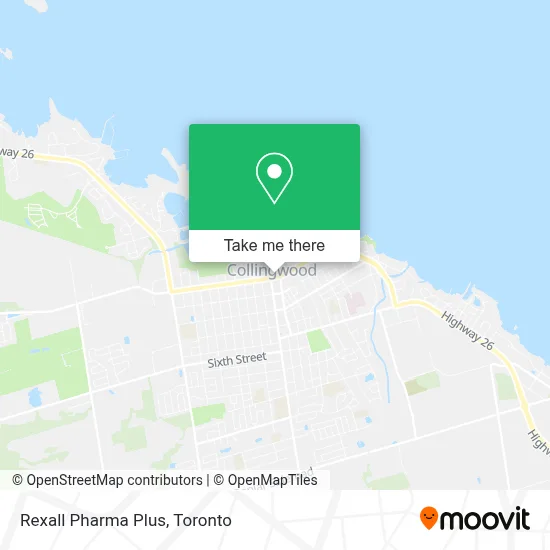 Rexall Pharma Plus map