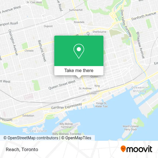 Reach map