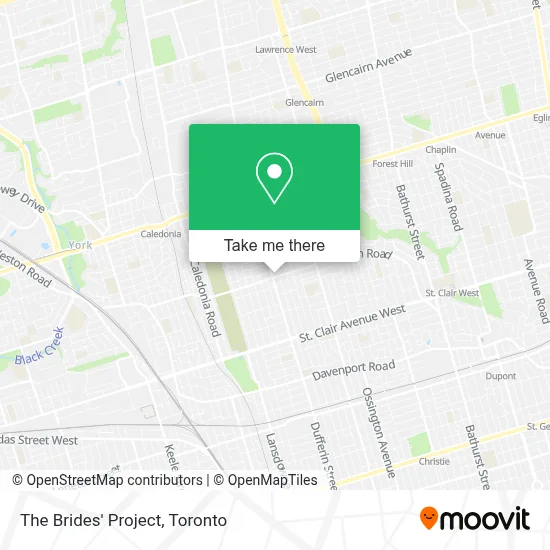 The Brides' Project map